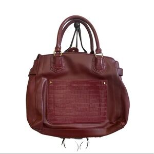 Maroon handbag‎ with long strap option